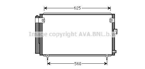 AVA QUALITY COOLING Lauhdutin, ilmastointilaite TO5558D